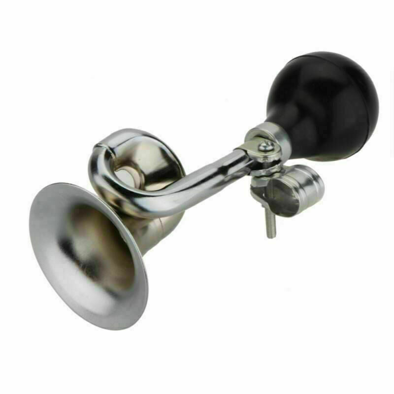 Bicycle Bike Cycling Metal Air Horn Hooter Squeeze Speaker Trumpet Bugle Be W9N2
