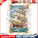 DIY Ship Ecological Cotton 14CT Stamped Cross Stitch Kit (F660)