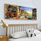 Spot Drill Handicraft Full Drill Diamond Painting Streetscape Mosaic 80x40CM
