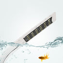 LED Waterproof Aquarium Light Fish Tank Plant Grow Clip Lamp (White White) Newly