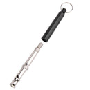 Two-tone Ultrasonic Flute Dog Whistle Keychain for Pet Training