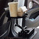 2 in 1 Car Phone Cup Holder Tray Auto Vehicle Rotary Food Table Rack Long) Newly