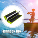 Fishing Rig Hook Tackle Box Fishing Gear Tool Storage Case (Green 32cm) Newly
