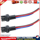 2pcs 7443 T20 Bulb Connector Male Adapter for Car Turn Signal Bulb Socket Newly