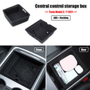 2pcs Flocking Organizer Container for Tesla 3/ Y Car Central Armrest Storage