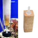 Wooden Air Stone Diffuser Marine Aquarium AIR BUBBLES Tank B4J5 Fish Wood P7H5