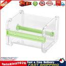 Tape Dispenser Desktop Tape Cutter Stationery Storage Box Organizer(Green) Newly