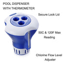 Drug Dispenser Swimming Pool Cleaning Tool Floating Chlorine Dispenser