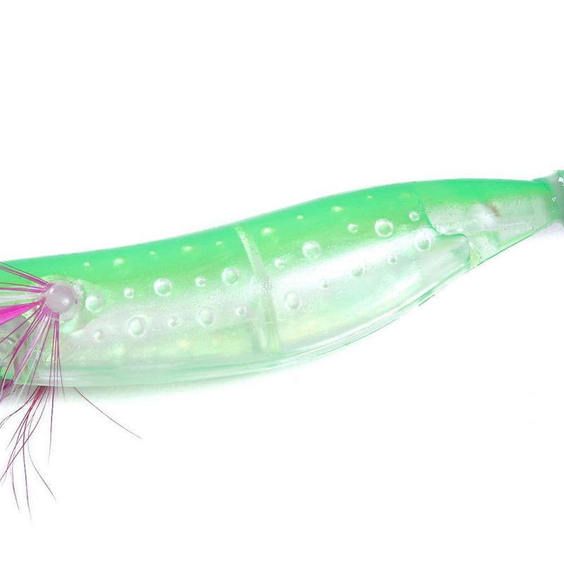 5pcs 9g/10cm Luminous Double-Layer Squid Hooks Artificial Shrimp Lure (1)