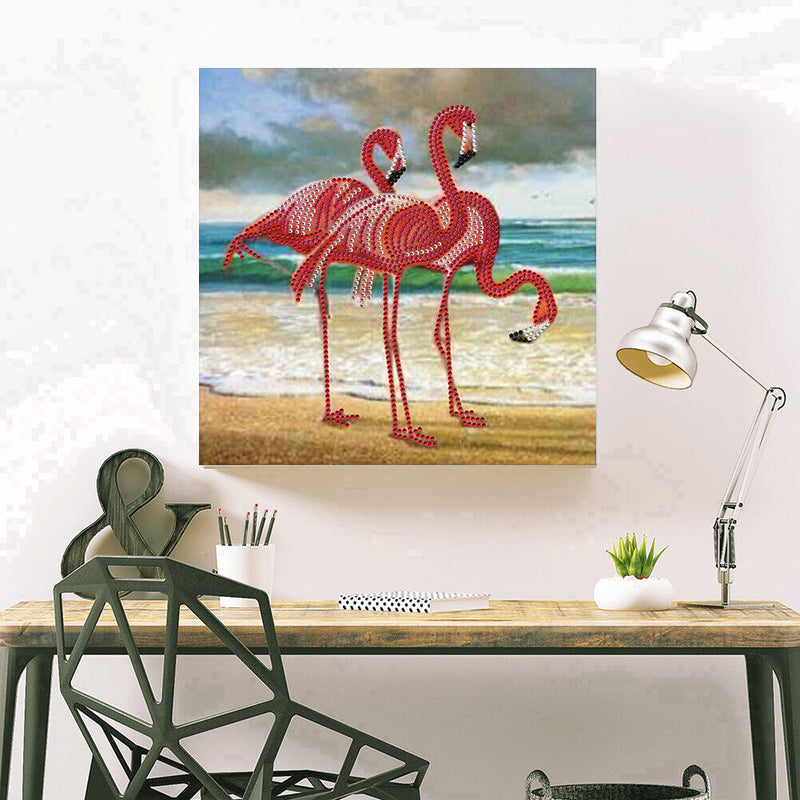 Special Shaped Animal 5D DIY Diamond Painting Home Decor (MX046 Crane) Newly