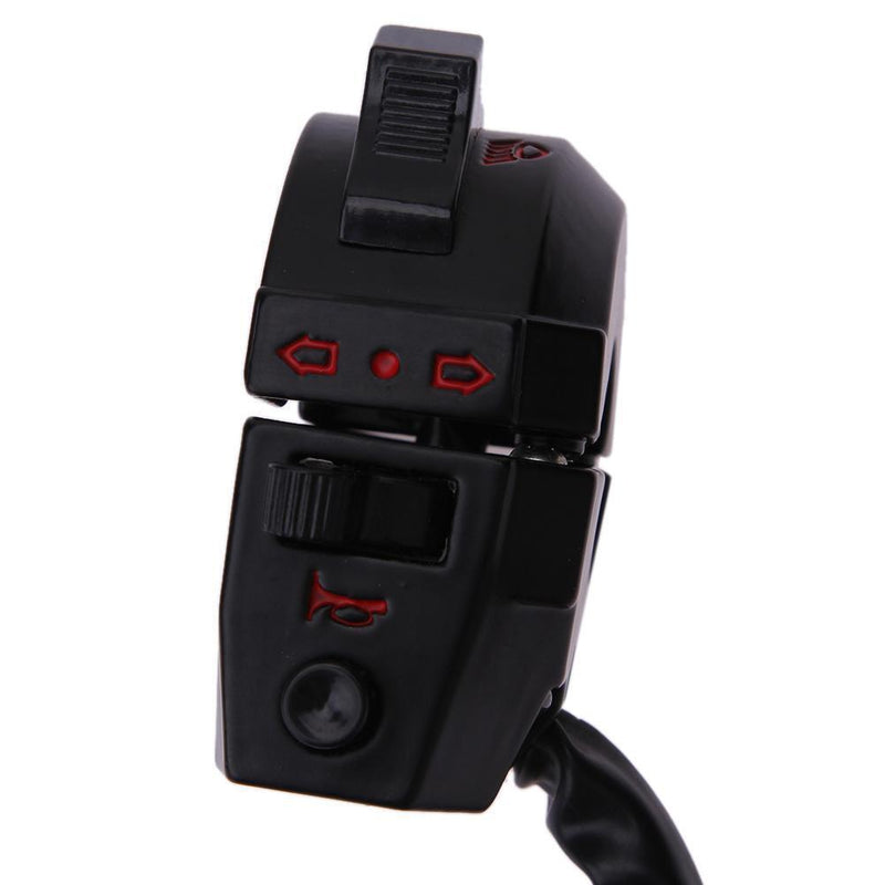 Dual Sport Aluminum Shell Left Switch Light Indicator Horn Car Styling for H