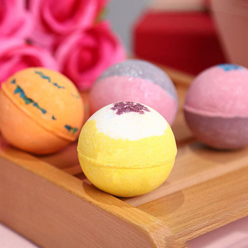 Skin White Bath Bombs Anti Stress Exfoliating Blisters Ball Bath Salt Ball
