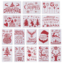 Embossing Layering Stencils Merry Christmas Scrapbooking Painting Template