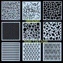 DIY Craft Scrapbooking Layering Stencils Painting template Geometric patterns