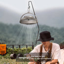 Remote Control Floor Table Air Cooler Ceiling Fan with Tripod LED (Grey)