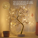 Festival Holiday Decor Light Up Trees Bonsai Tree Light 19.7 Inch Copper Wire