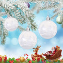 Gifts DIY Crafts Plastic Snow Ball Drop Pendant Ball Bauble Xmas Hanging
