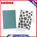 Christmas Snowflake Plastic Embossing Folder for Scrapbooking DIY Photo Day
