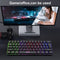 HXSJ V700 61 Keys RGB Backlight USB Wired Keyboard for Computer PC Gamers