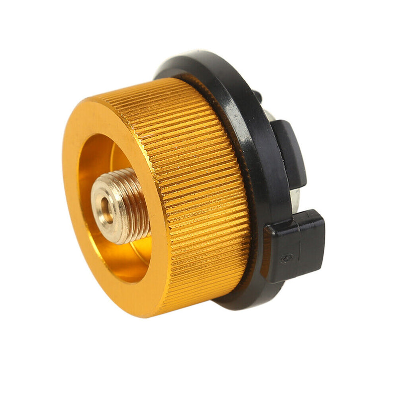 Hiking Stove Auto-off Connector Conversion Head Long Tank Gas Bottle Conver