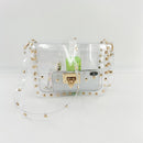 Women Fashion PVC Transparent Crossbody Bag Trending Travel Small Messenger Bag