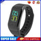 R3C IP65 Waterproof Heart Rate Blood Pressure Sleep Monitor Bracelet(Black)