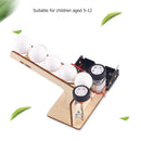 Kids DIY Science Educational Toys Electric Ball Pitching Machine Material Kit