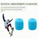 4pcs Longboard Skateboard Dancing Wheels Axle Bushings Shockproof PU Cushion