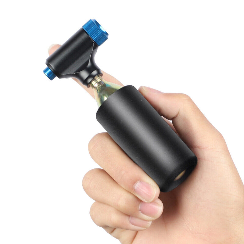 WEST BIKING CO2 Bike Tire Inflator Head for Presta Schrader Valve (Blue) Newly