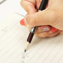 Metal Sketch Writing Useful Pen Holder Dual Head Art Write Tool Pencil Extender