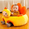 Creative Cartoon Baby Sofa Cover Learn to Sit Seat Feeding Chair Case (A) Newly