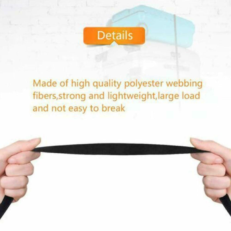 Heavy Duty Ratchet Tie Down Straps with Cam Buckle For Cargo Truck D5I7