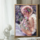 Diamond Painting Little Angel Full Round Drill Picture of Rhinestone DIY Drawing