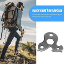 Outdoor Multi Tool Quick Knot Rope Buckle Hex Wrench Stainless Steel EDC Gear