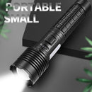 Type-C USB Rechargeable XHP50 LED Torch Lamp 1000lm Telescopic Zoom Flashlight