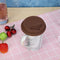 Wheel Shape Silicone Cup Lids Heat-resistant Dust-proof Bowl Cover (Coffee)