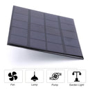 Solar Panel Outdoor 3W 5V DIY Solar Cells for Moblie Phone Battery Charger Newly