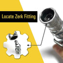 Grease Gun Connector Grease Coupler 12000 PSI High Zero Leakage Seal T8H7