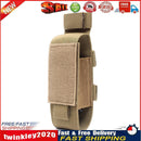 Tourniquet Bag Nylon Flashlight Holster Molle Pouch for Outdoor (Camel) Newly