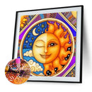 Diamond Painting 5D Full Round Drill Mosaic DIY Smile Moon Kit for Bedroom De