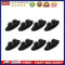 8pcs Car Wire USB Cable Holder Tie Clip Fixer Organizer Black Line Clamp