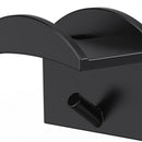 5pcs Baseball Hat Holder Snapback Cap Wall Headphone Hanger Hooks (Black) Newly