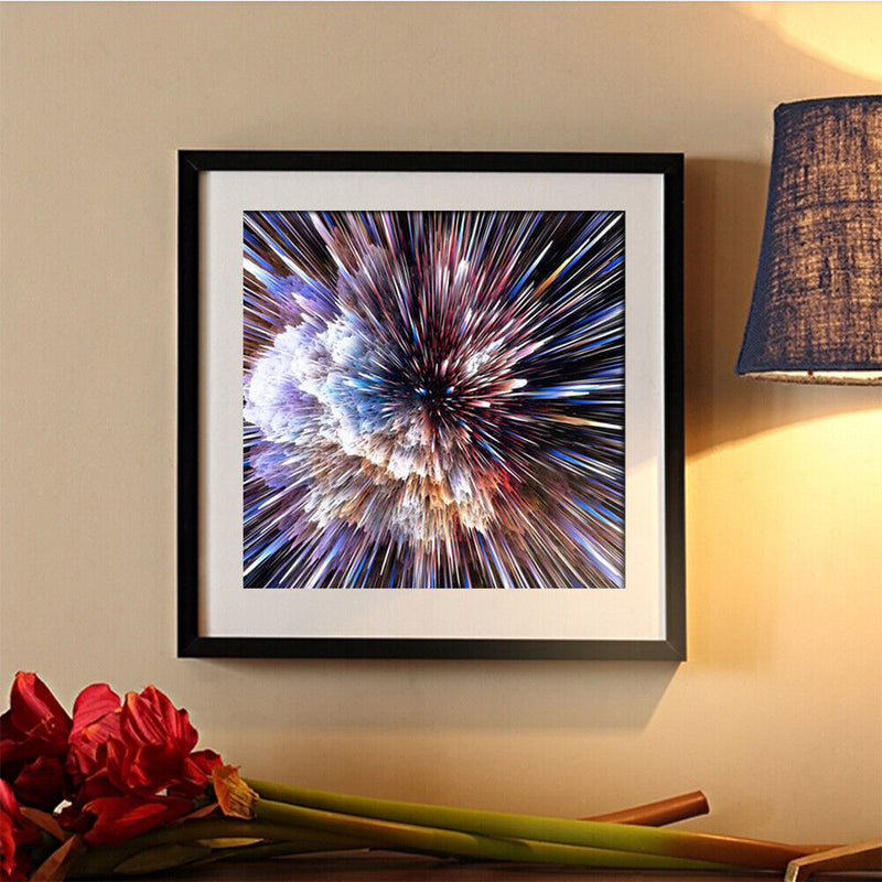 5D DIY Full Drill Diamond Painting Fireworks Cross Stitch Embroidery Kit (A