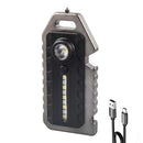 COB LED Mini Flashlight Camping Whistle 5 Mode Waterproof Flashlight
