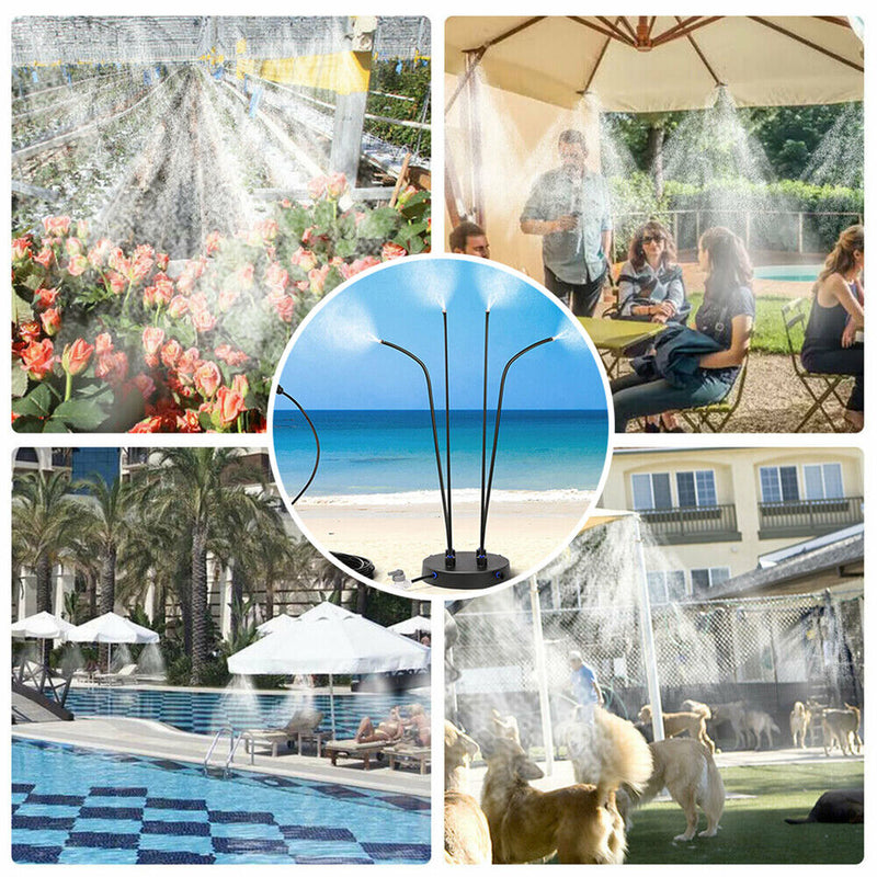 #A Outdoor Patio Cool Down Garden Sprayer Pet Cooling Flexible Mister Garden Too