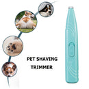 Dog Hair Trimmer Electric Foot Hair Cutter Shaving Grooming Machine (Blue) Newly