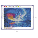Aurora 5D Diamond Painting Embroidery Cross Crafts Stitch Kit Home Decor