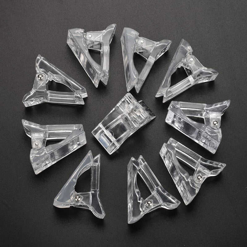 10pcs Quick Building Mold Nail Tips Clip Finger Extension UV Gel Builder Newly