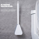 Golf Toilet Brush - Wall Mounted Toilet Brush with Long Handle (White) Newly