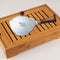 Portable Chinese Gongfu Kung Fu Tea Set Rotating Ceramic Teapot Teaware (N)